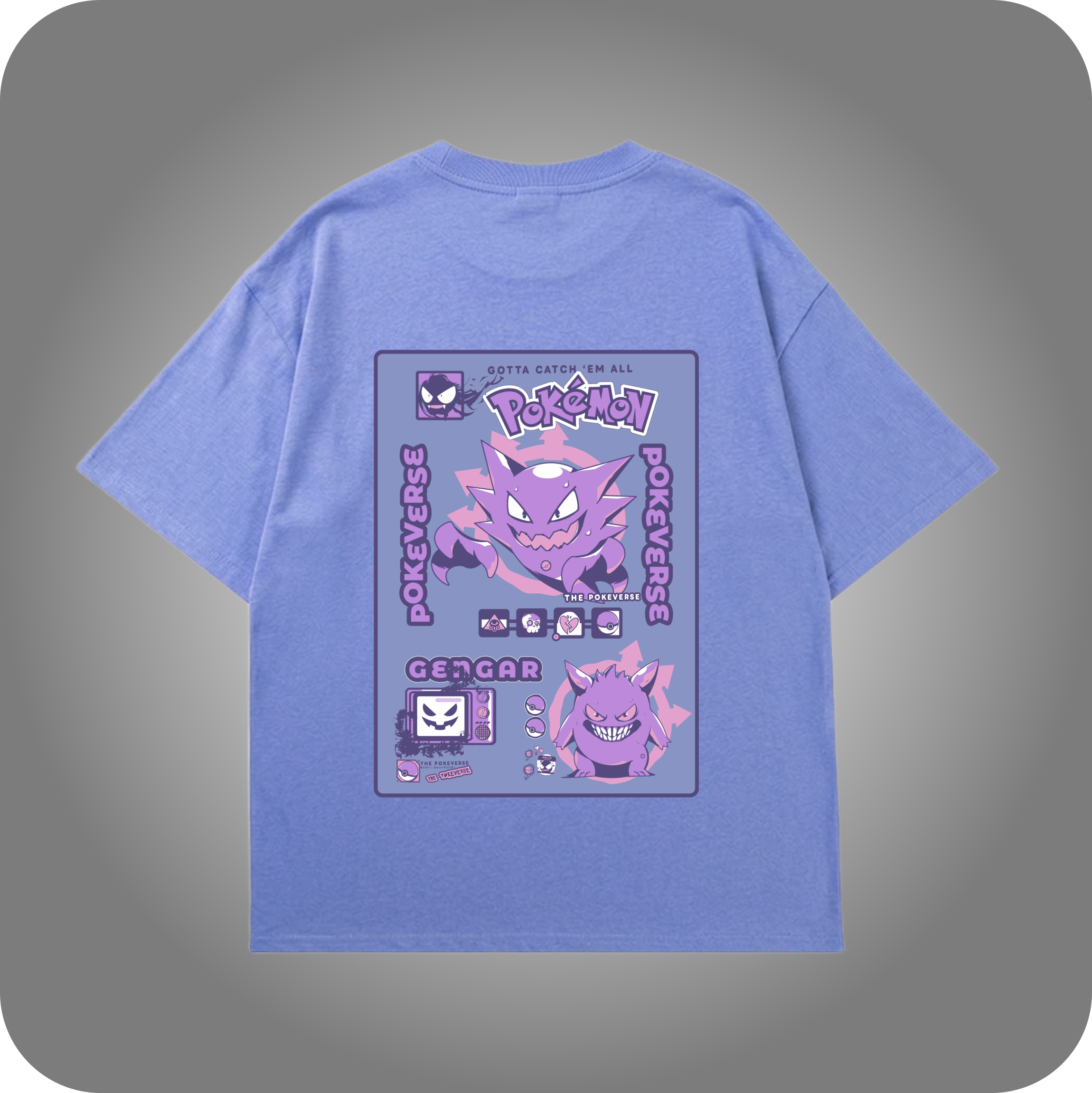 The OG Ghost Trio - Pokemon T-shirt
