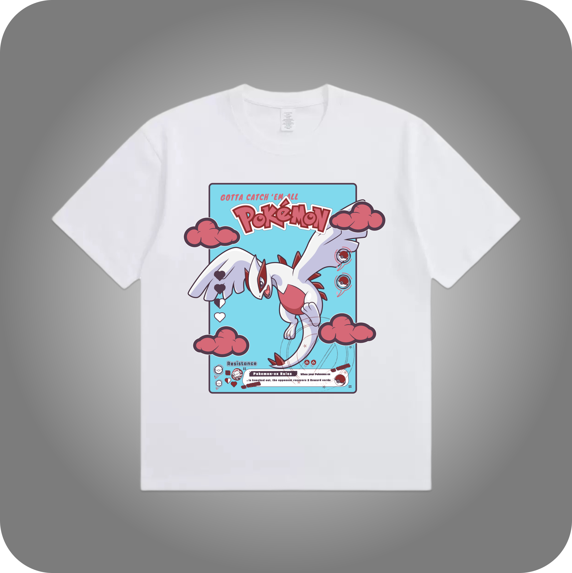 Lugia - Pokemon T-shirt
