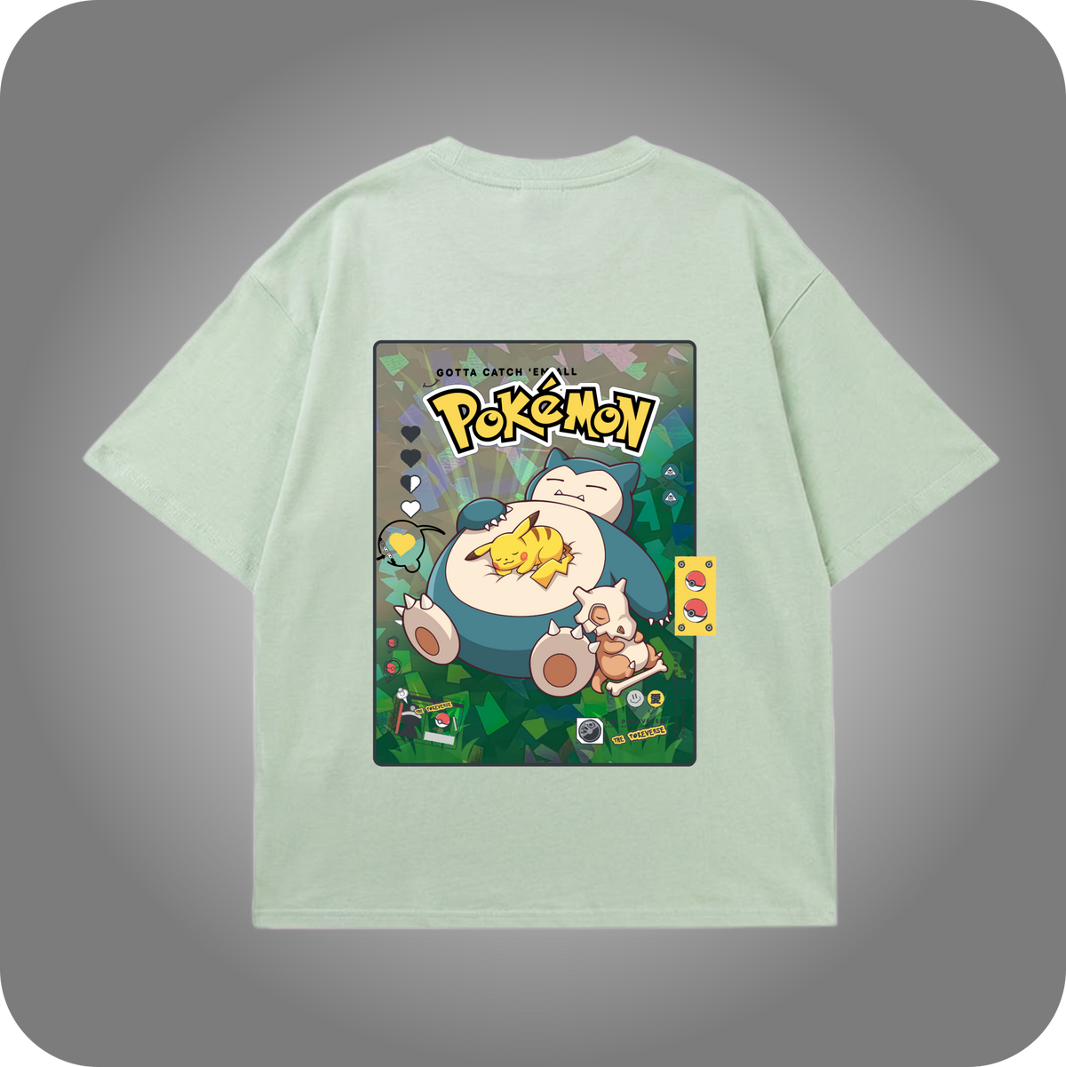 Sleeping Snorlax - Pokemon T-shirt