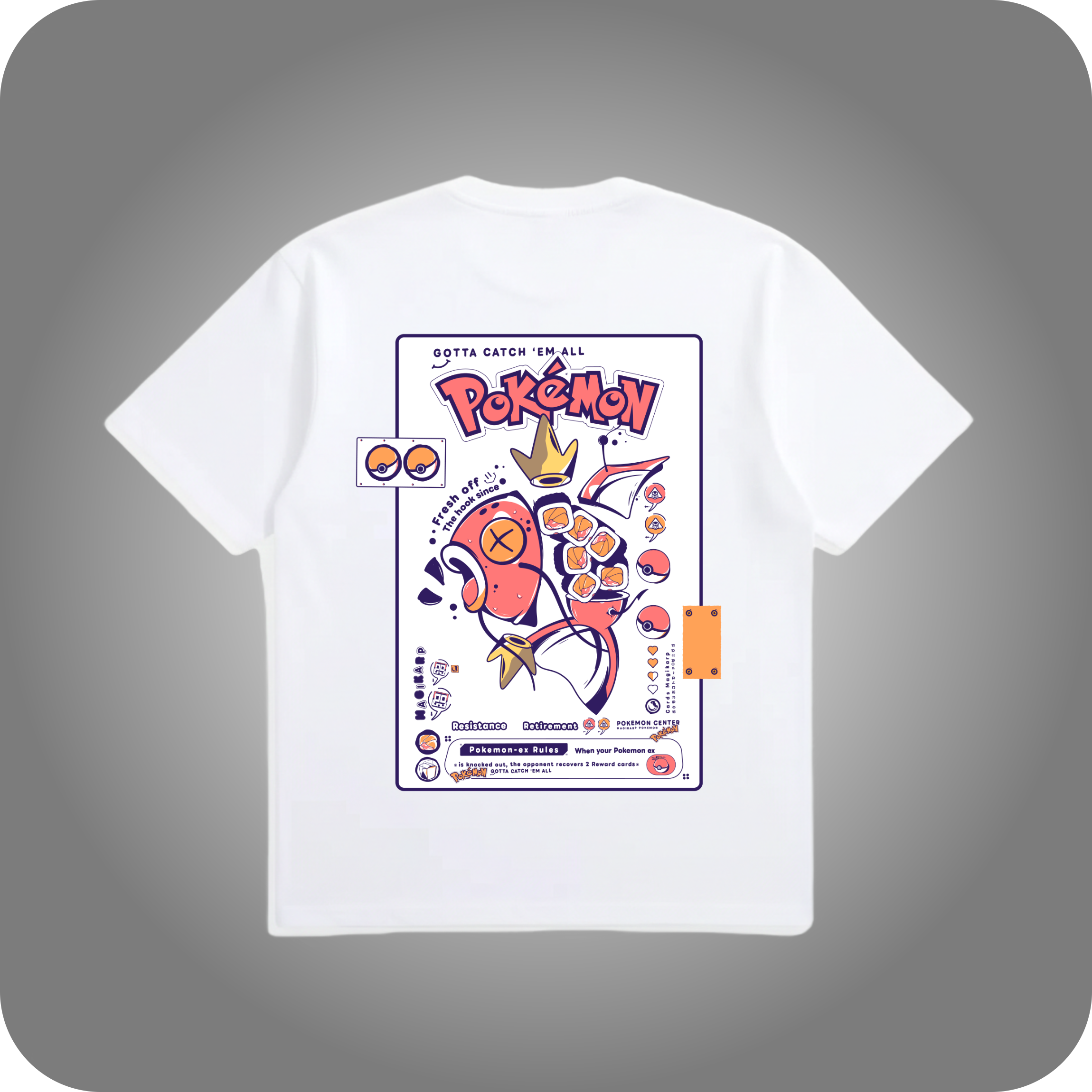Sushikarp - Pokemon T-shirt