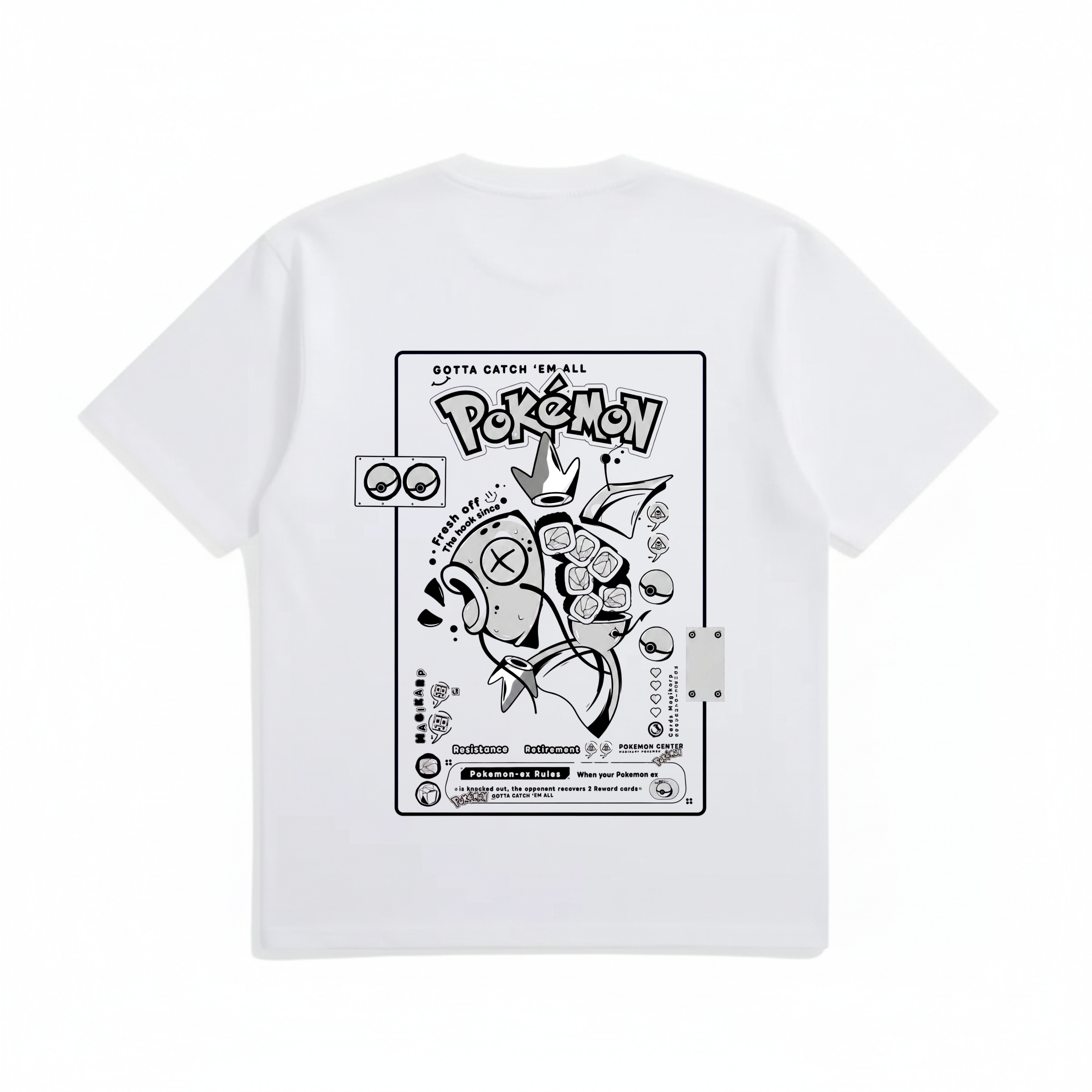 Sushikarp Monochrome Tee - Limited Print